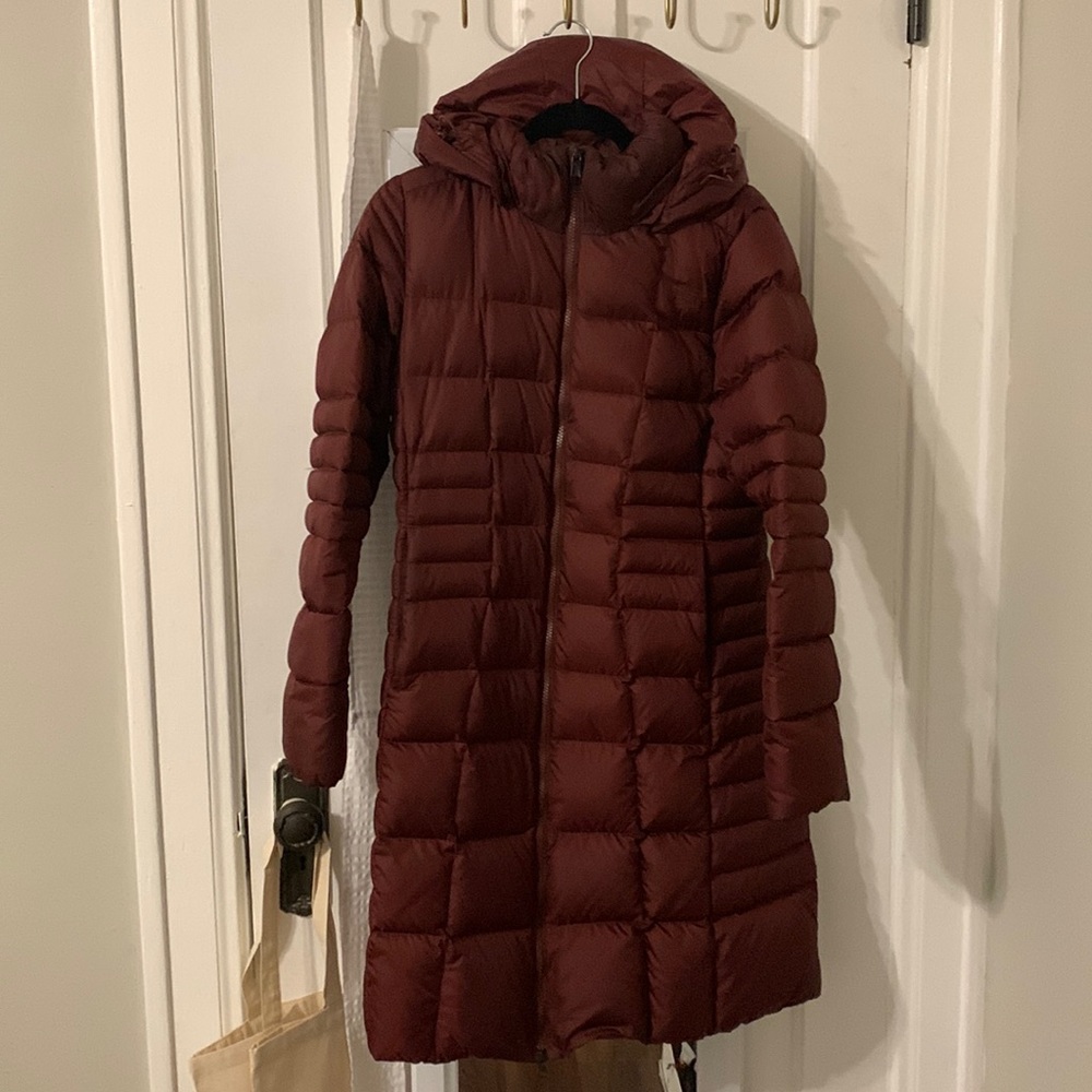 Women’s Burgundy North Face Down Puffer